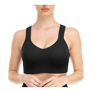 ZeroBound Women's Sports Bra High Impact Full Coverage Workout Bras Sz 38D NWT
